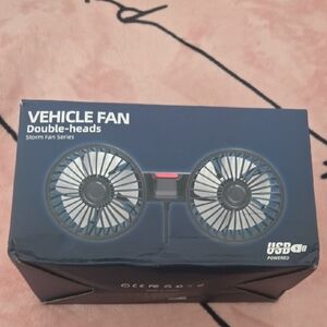 Double-Headed Vehicle Fan